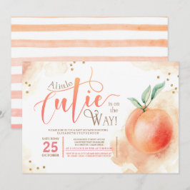 Lilla Cutie på hur man betalar babyskor Inbjudningar