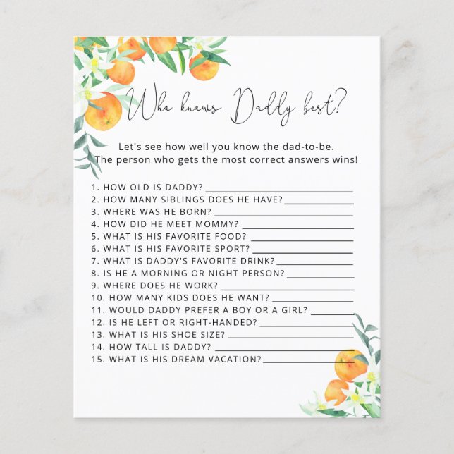 Lilla cutie som känner DADDY bäst (Framsida)