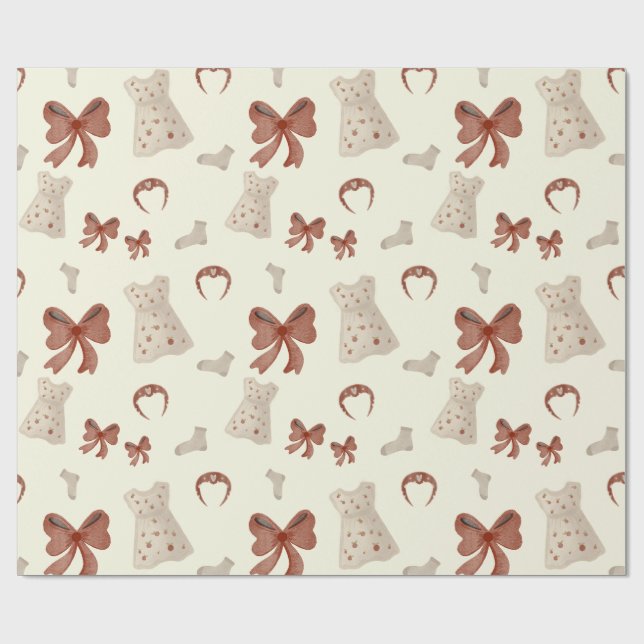 Lilla damen presentpapper (Platt)