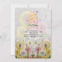 Lilla dandelian är i bloombabydusch#6