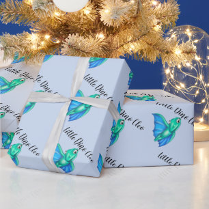 Lilla Dino på vägen, babyskabruk Papper Presentpapper