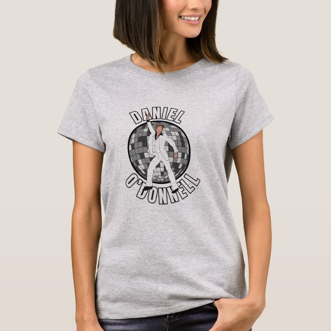 Lilla Disco Daniel O'Donnell T Shirt (Framsida)