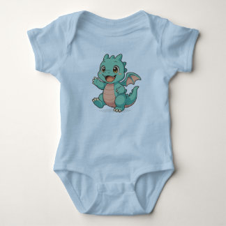 Lilla Drakens Magiska Baby-Body T Shirt