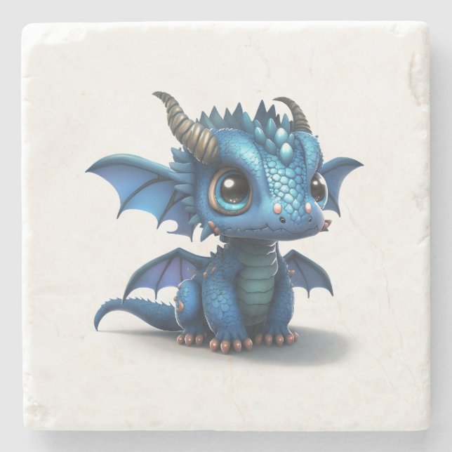 Lilla Drakon Stenunderlägg (Framsidan)