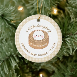Lilla Dumpling Baby Shower Favors Ornament