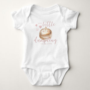 Lilla Dumpling Rosa Akvarell Nyfödd  T Shirt