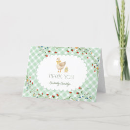 Lilla Fånig går Kön Neutral babystövel Tack Kort