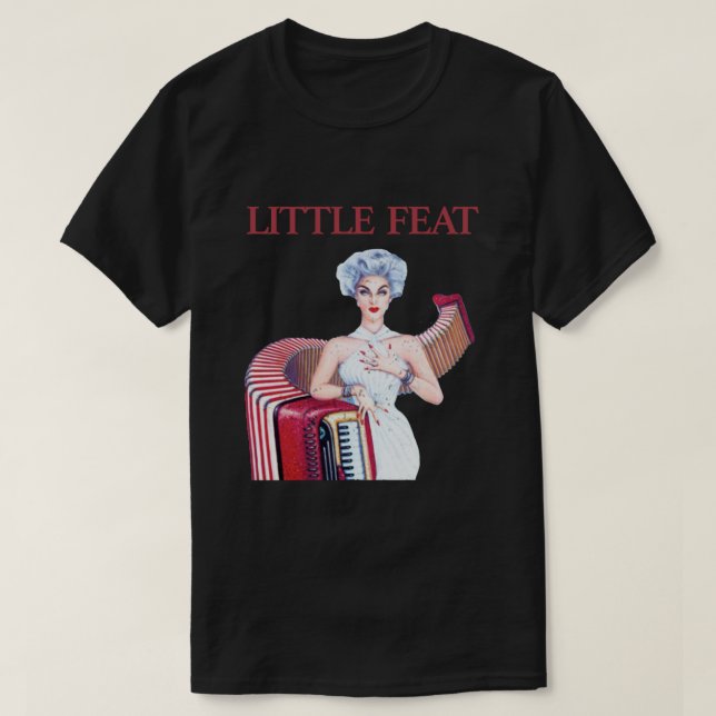 Lilla Feat Dixie Chicken Album Cover T Shirt (Design framsida)