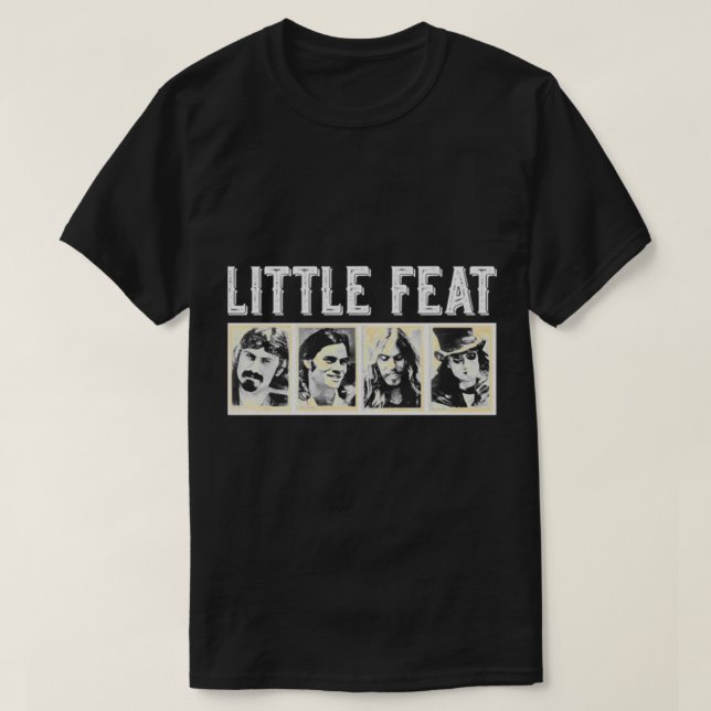 Lilla Feat Lowell George bildades och upplöstes se T Shirt (Design framsida)