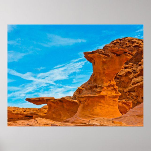 Lilla finländska rödSten skulpturer Poster (Framsidan)