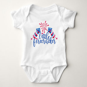 Lilla Firecracker 4:e juli Patriotic T Shirt