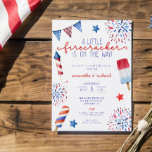 Lilla Firecracker på vägen mot 4:e babyduschen i j