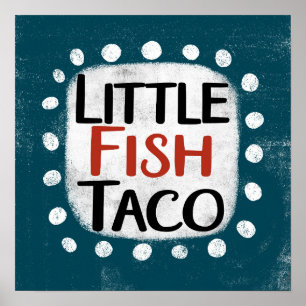 Lilla Fish Taco Poster Wall Art