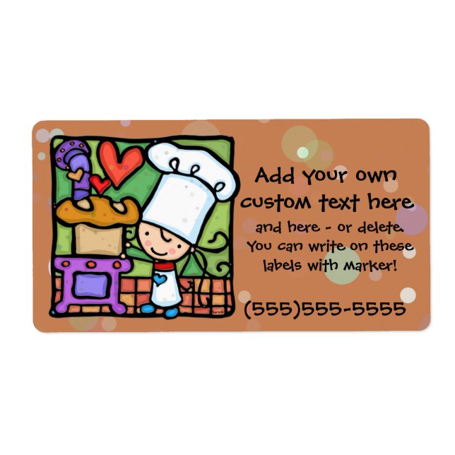 Lilla Flickaktigt kärlek att baka bröd RST Fraktsedel (Framsidan)