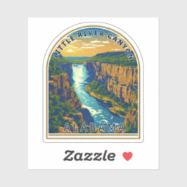 Lilla floden Canyon-Alabama Klistermärken
