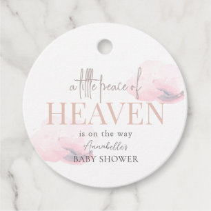 Lilla fred Rosa Cloud Girl Baby Shower Gåvor Etiketter