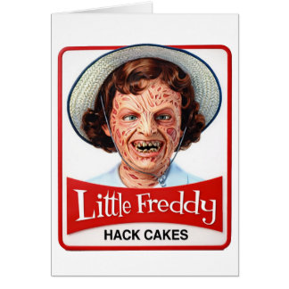 Lilla Freddy Hack Cakes™ – Söta Drömmar Är Gjorda  Hälsningskort