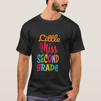 Lilla Fröken Andra Klass Skolstudent Flickor T Shirt