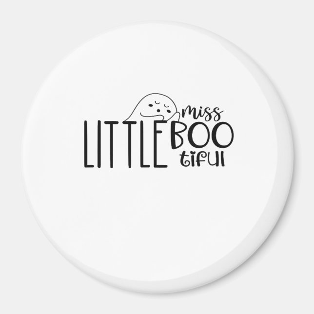 Lilla Fröken Bootiful Retro Klassiker Magnet (Framsidan)