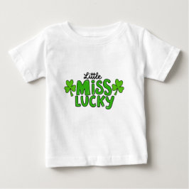 Lilla Fröken Lycklig - Söt Shamrock T Shirt