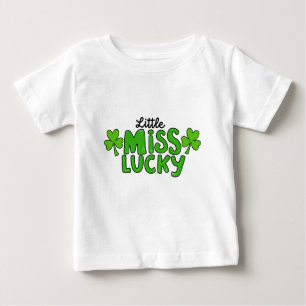Lilla Fröken Lycklig - Söt Shamrock T Shirt