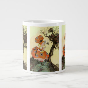 Lilla Fröken Muffet & Spindel, Vintage Mother Goos Jumbo Mugg