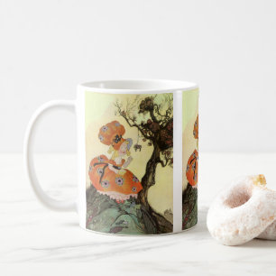 Lilla Fröken Muffet & Spindel, Vintage Mother Goos Kaffemugg