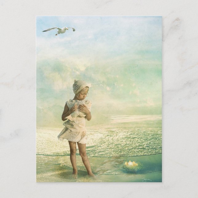 Lilla Fröken Postkort Vykort (Framsida)