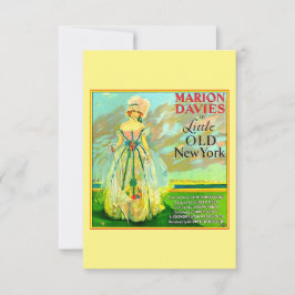 Lilla gamle New York Poster Tack Kort