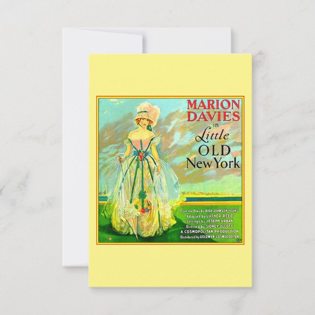 Lilla gamle New York Poster Tack Kort (Framsida)