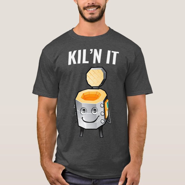 Lilla gåva till keramiska lärare Kiln it Pottery T Shirt (Framsida)