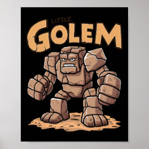 Lilla Golem Tillbaka Till Skolan Kid Golem Poster