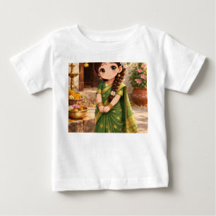 Lilla Grace i grönt T Shirt