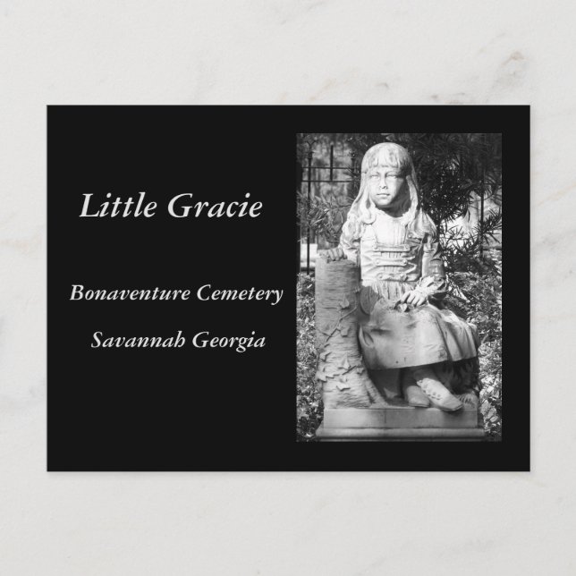 Lilla Gracie på Bonaventure-kyrkogården Vykort (Framsida)