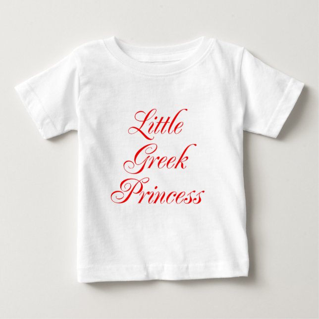 Lilla Grekiska prinsessan Tee Shirt (Framsida)