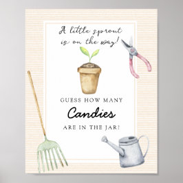 Lilla groda - gissa hur många kaniner. poster