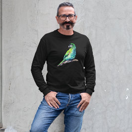 Lilla grönt parrot t shirt