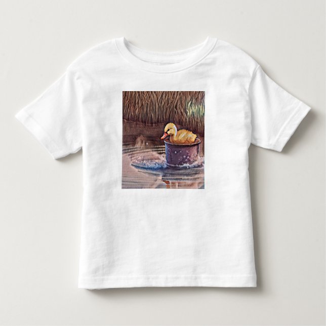 Lilla Gult lurar i Bucket T Shirt (Framsida)