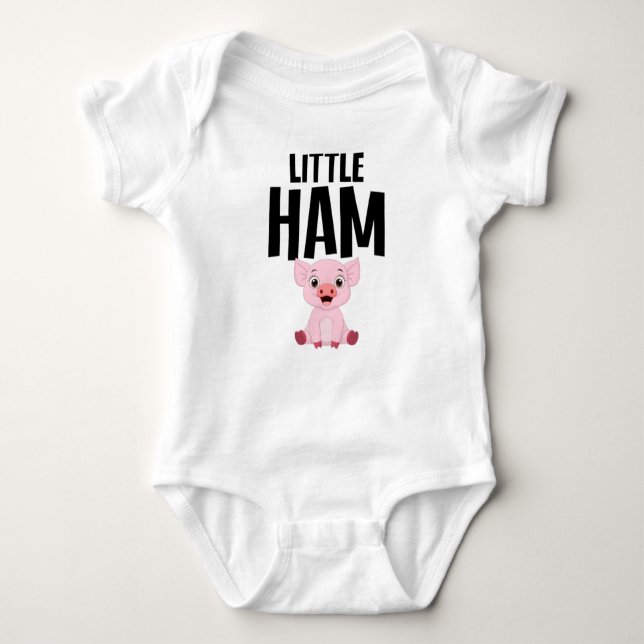 Lilla ham Cute Gris Piglet T Shirt (Framsida)