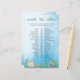 Lilla Hatchling skulle hon hellre visa babykläder.