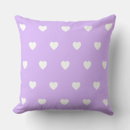 Lilla Heart Mönster Kudde
