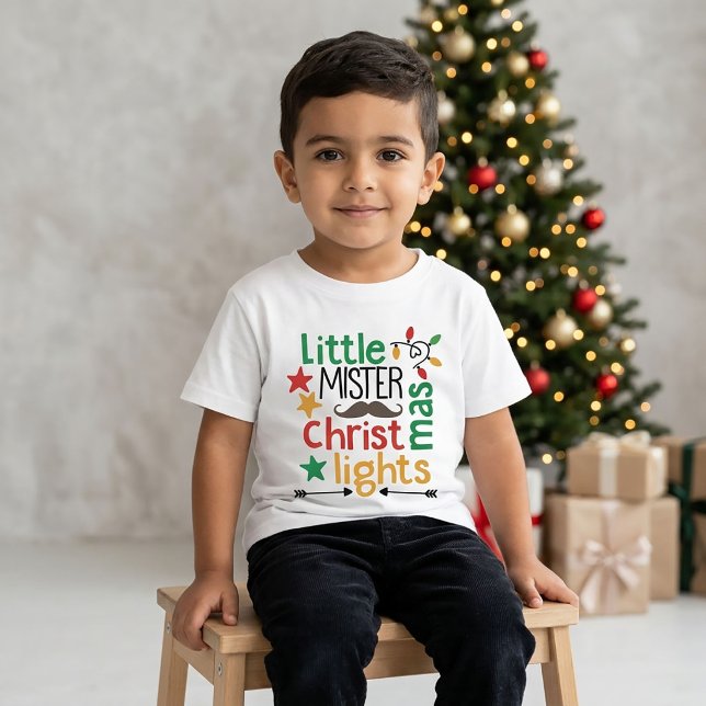 Lilla herr julbelysning t shirt (Skapare uppladdad)