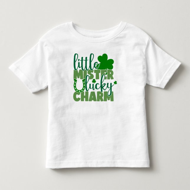 Lilla herr Lyckotalisman T Shirt (Framsida)