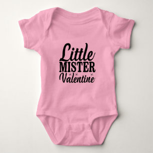 Lilla herr Valentin söta barn Valentines hjärta T Shirt