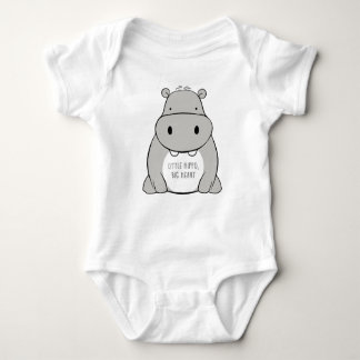 Lilla hippo, stort hjärta. t shirt