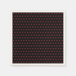 lilla hjärtan bröllop pappersservett