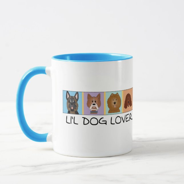 Lilla Hund älskare Tshirts och presenter Mugg (Vänster)