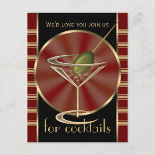 Lilla inbjudningar för cocktailparty