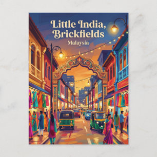 Lilla Indien (Brickfields) Malaysia Vykort