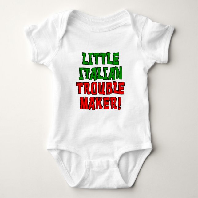 Lilla italienska Trouble Maker T-shirt (Framsida)